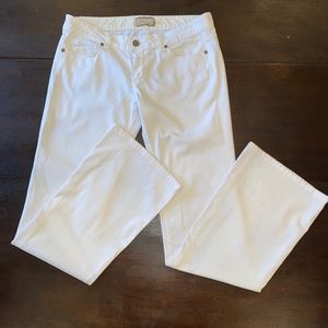 Paige Laurel Canyon Ultra White Flare Denim sz 29